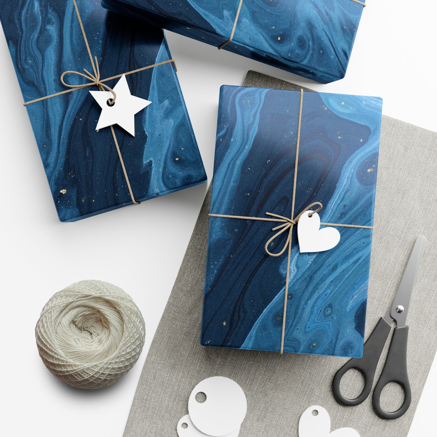 Blue Marble Gift Wrapping Paper