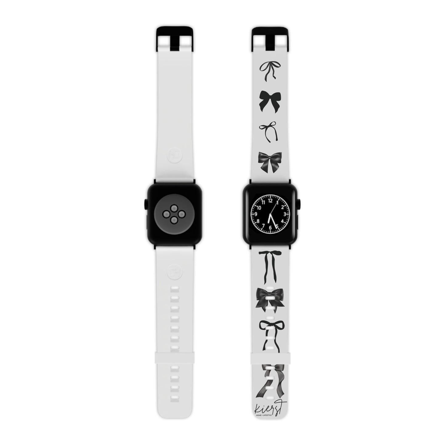 Black Bow Apple Watch Band – Classic Bows, Clean Contrast