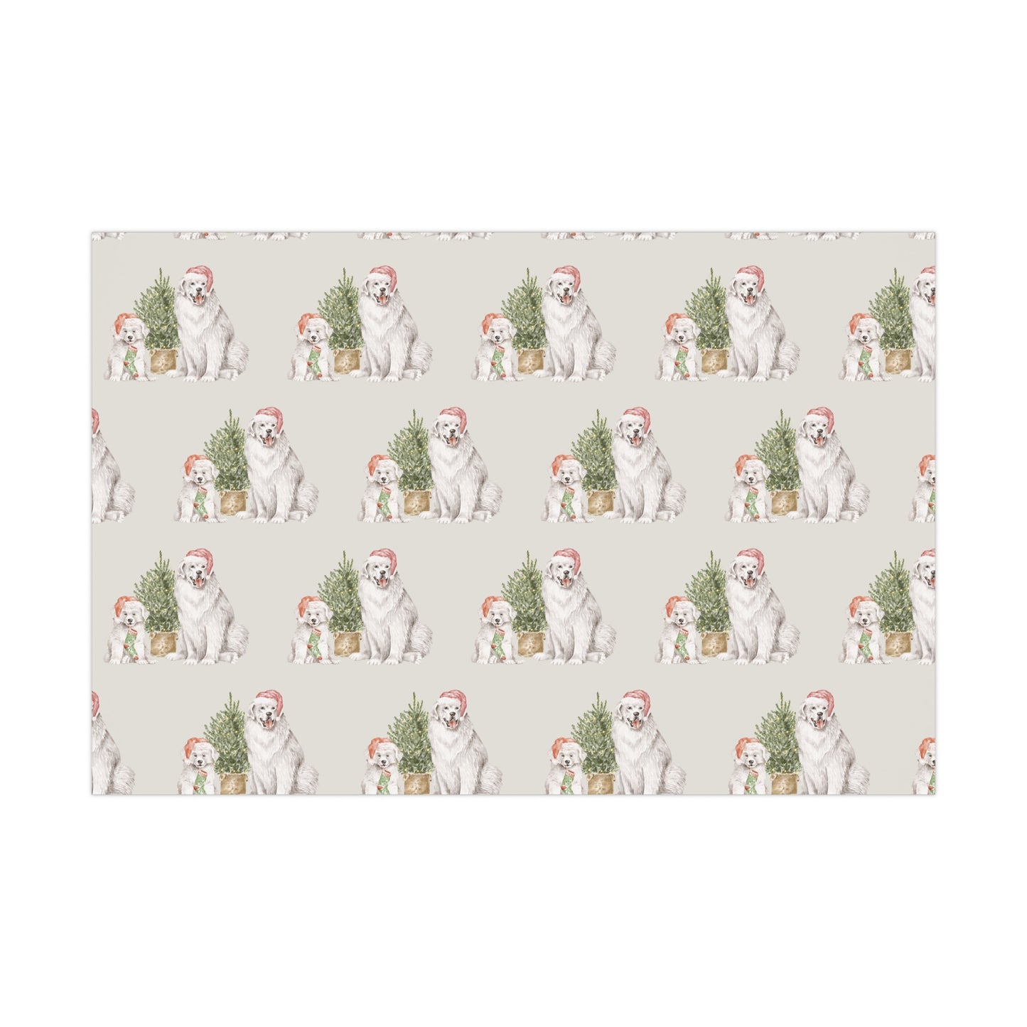 Christmas Dogs Gift Wrapping Paper