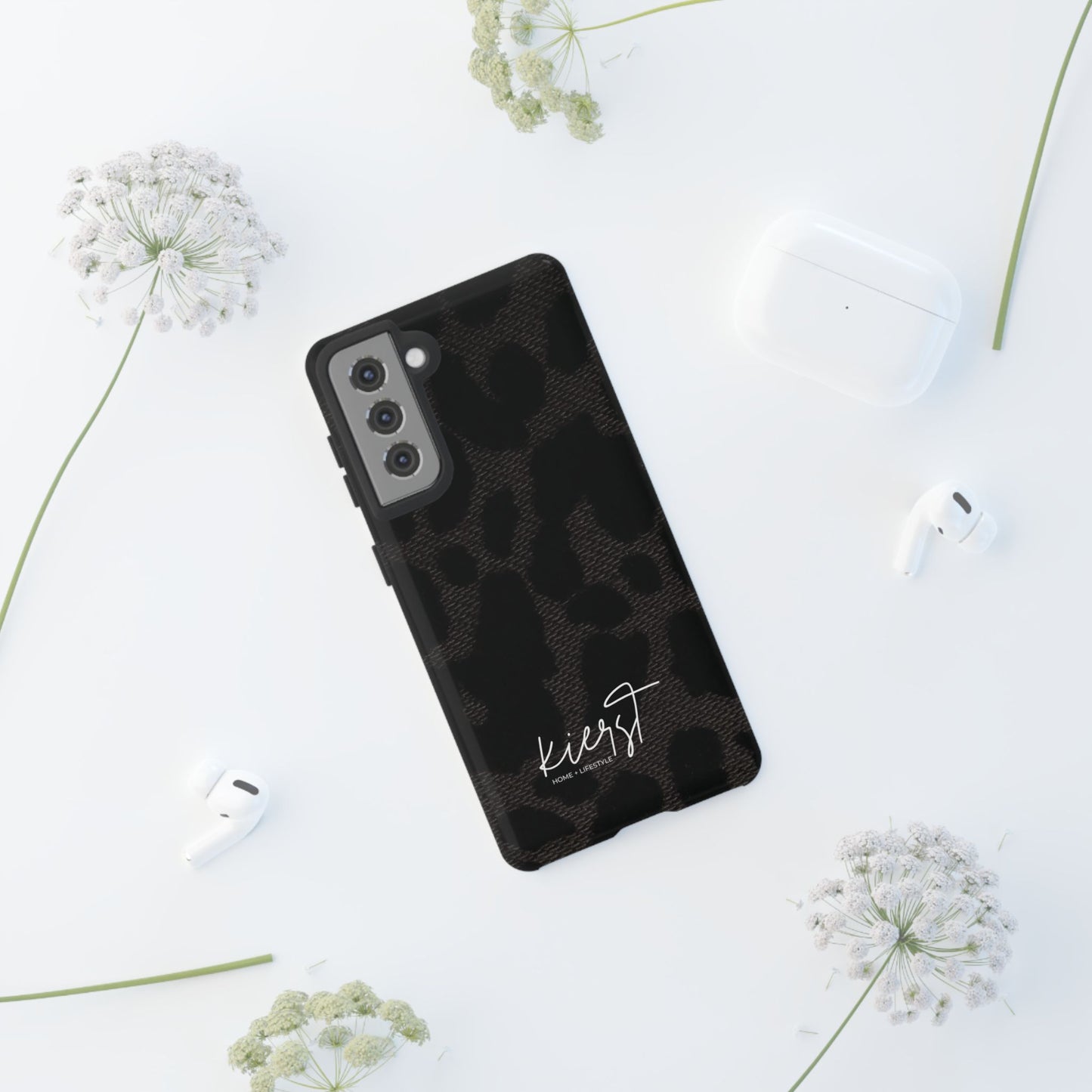 Black Leopard Samsung Galaxy Phone Case
