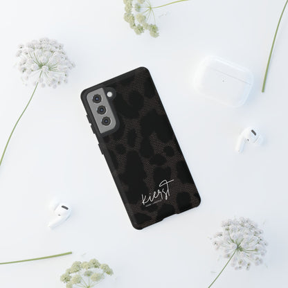 Black Leopard Samsung Galaxy Phone Case