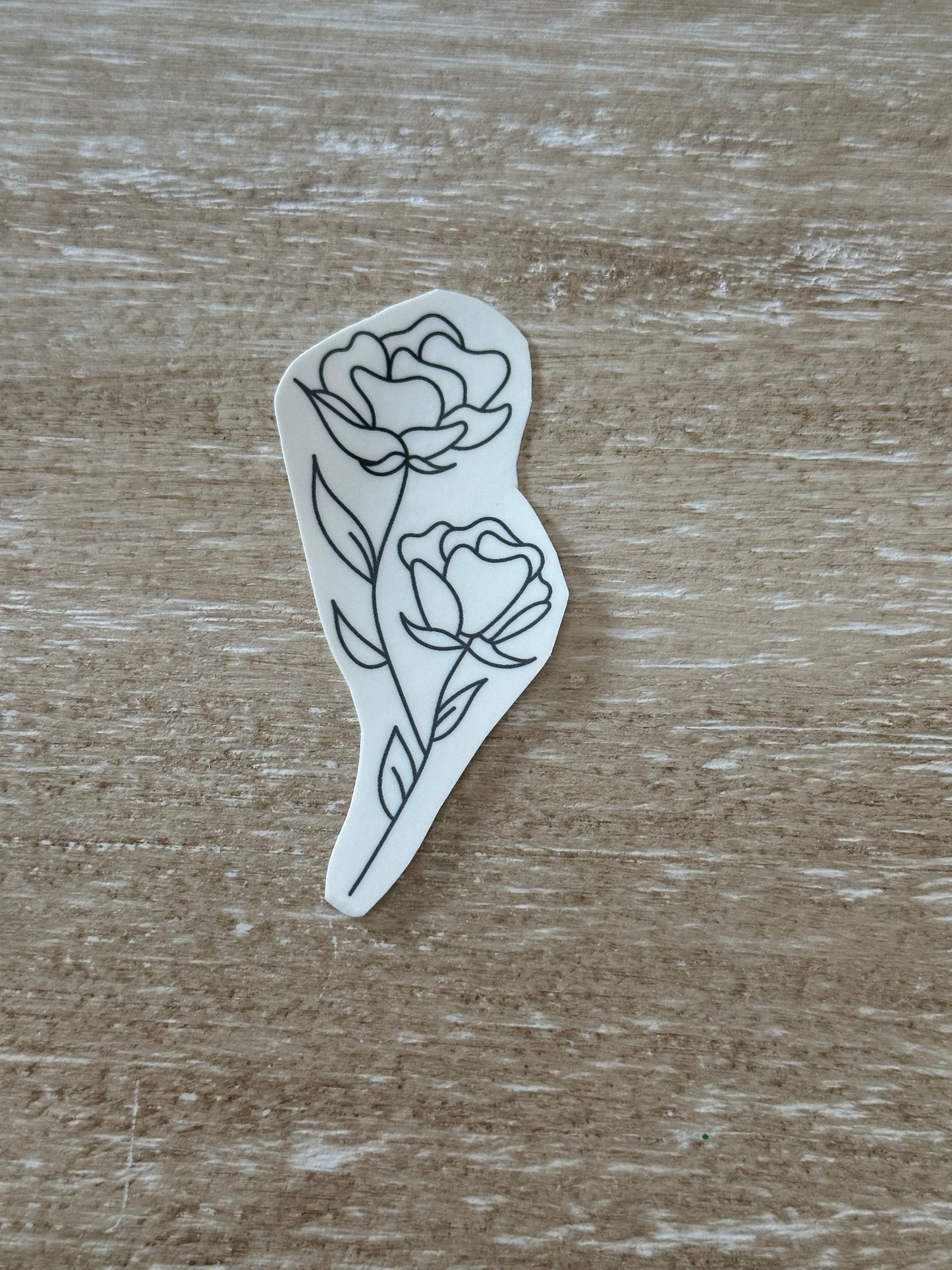 Medium Botanical Fine Line Temporary Tattoos