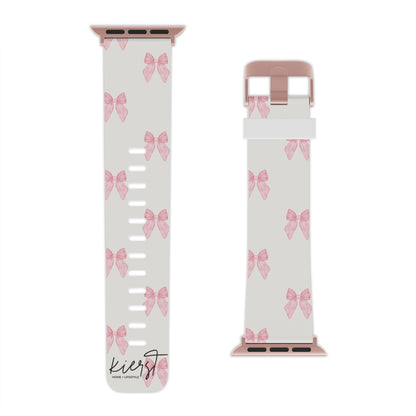 Pink Bows Apple Watch Band – Signature Sweetness