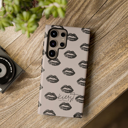 Black Lips and Oat Samsung Galaxy Case