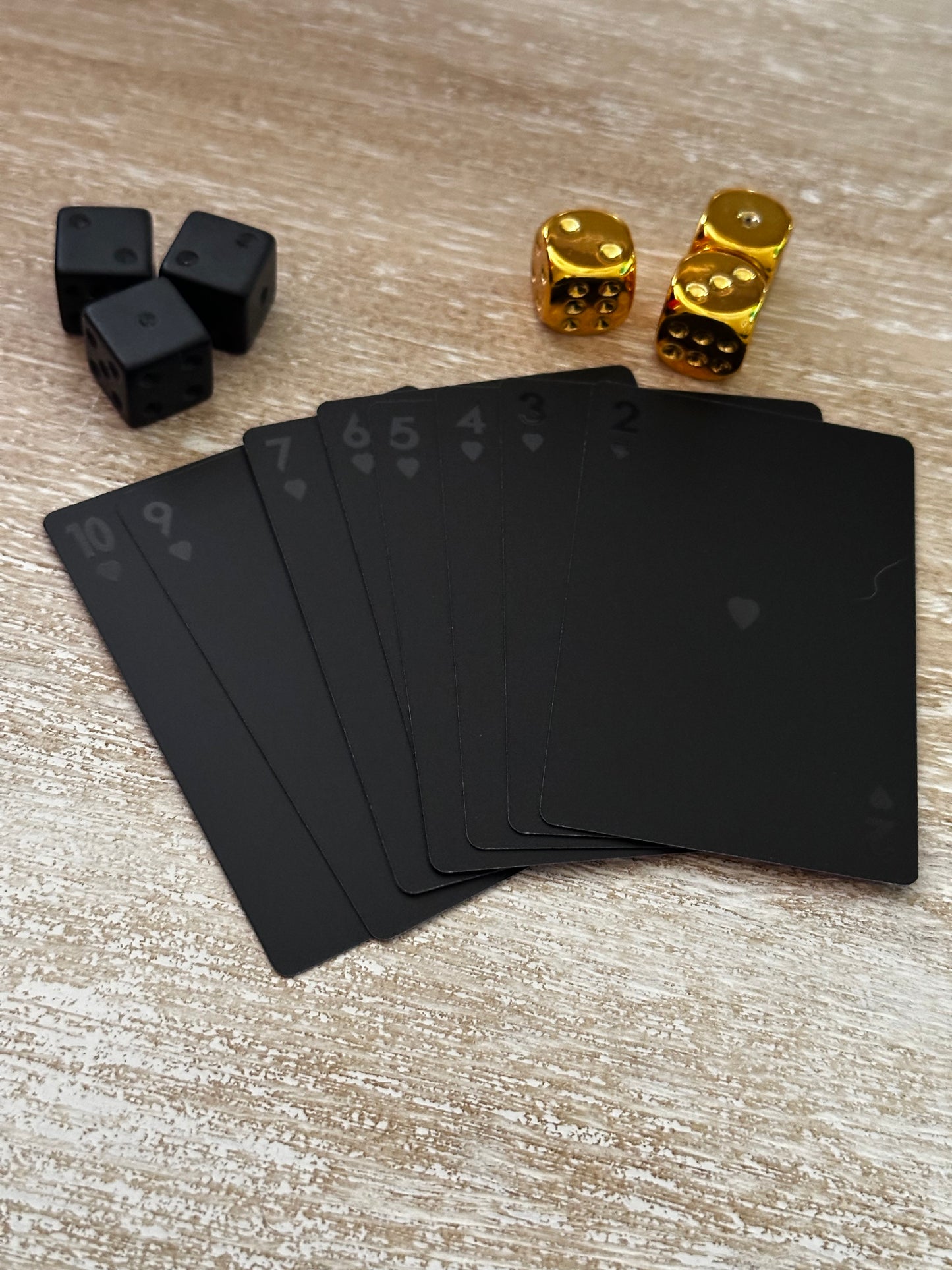 All Black Playing Cards