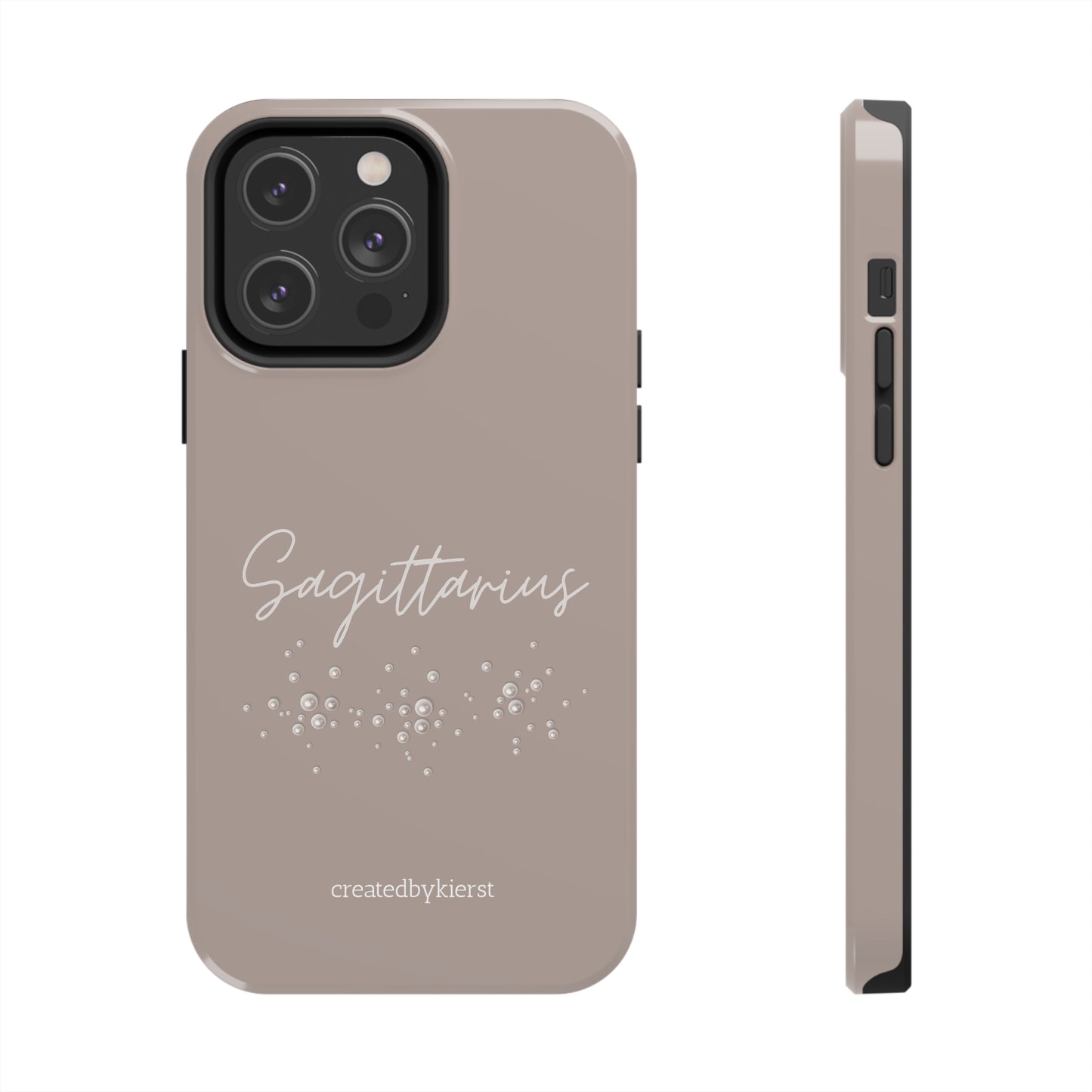 Sagittarius and Pearls iPhone Case