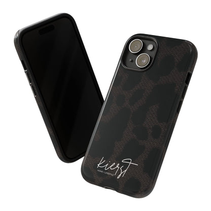 Black Leopard iPhone Case