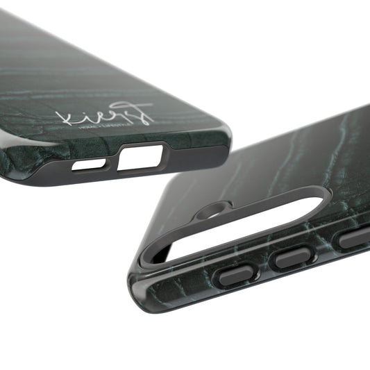 Emerald Crocodile Print Samsung Galaxy Case