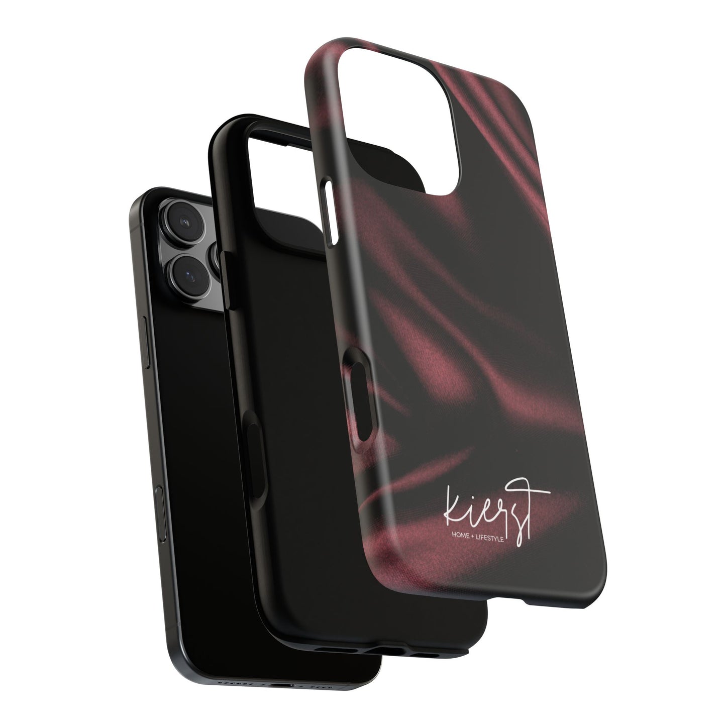 Signature Velvet Noir Silk Print iPhone Case