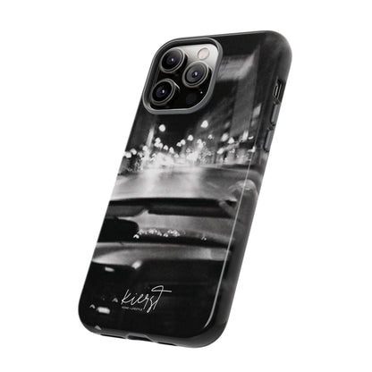 Faded Summer Nights iPhone Case | A Cinematic Blur of City Lights and Nostalgia