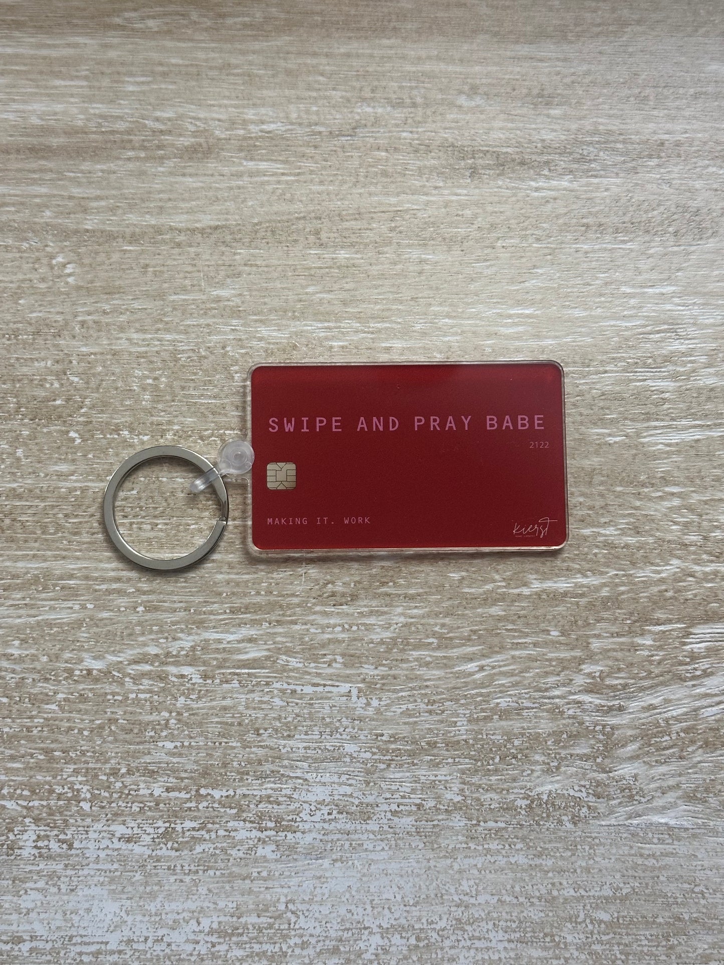 Swipe + Pray Keychain