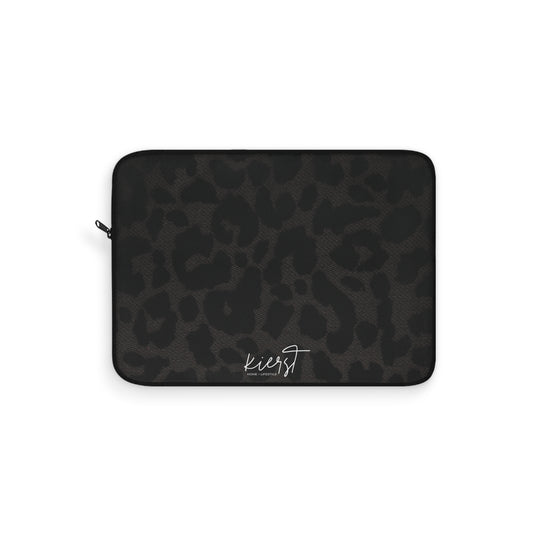 Black Leopard Laptop Sleeve | A Bold Neutral for On-the-Go Protection