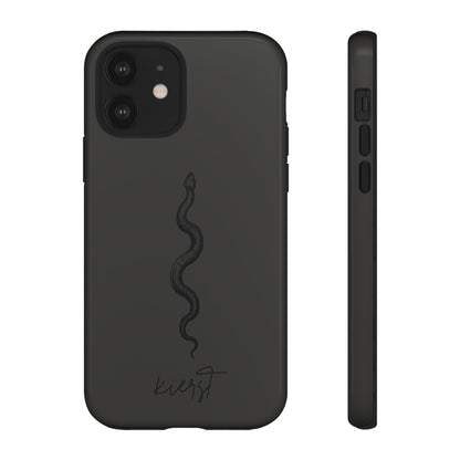 Long Black Snake iPhone Case | Subtle Edge, Quiet Power