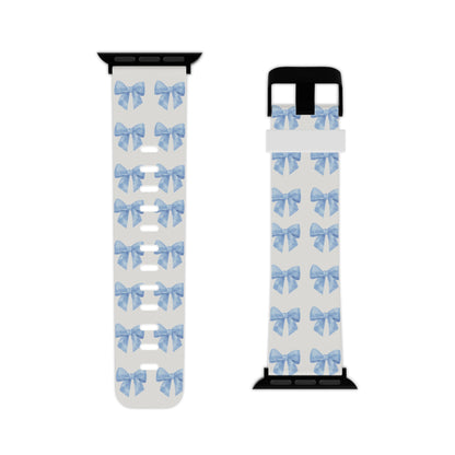 Multiple Blue Bows Apple Watch Band