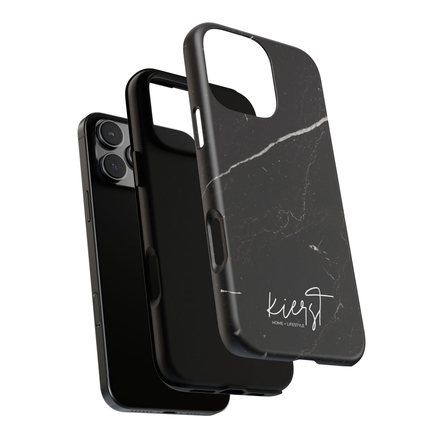 Black Marble iPhone Case