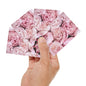 Pink Peony Poker Cards