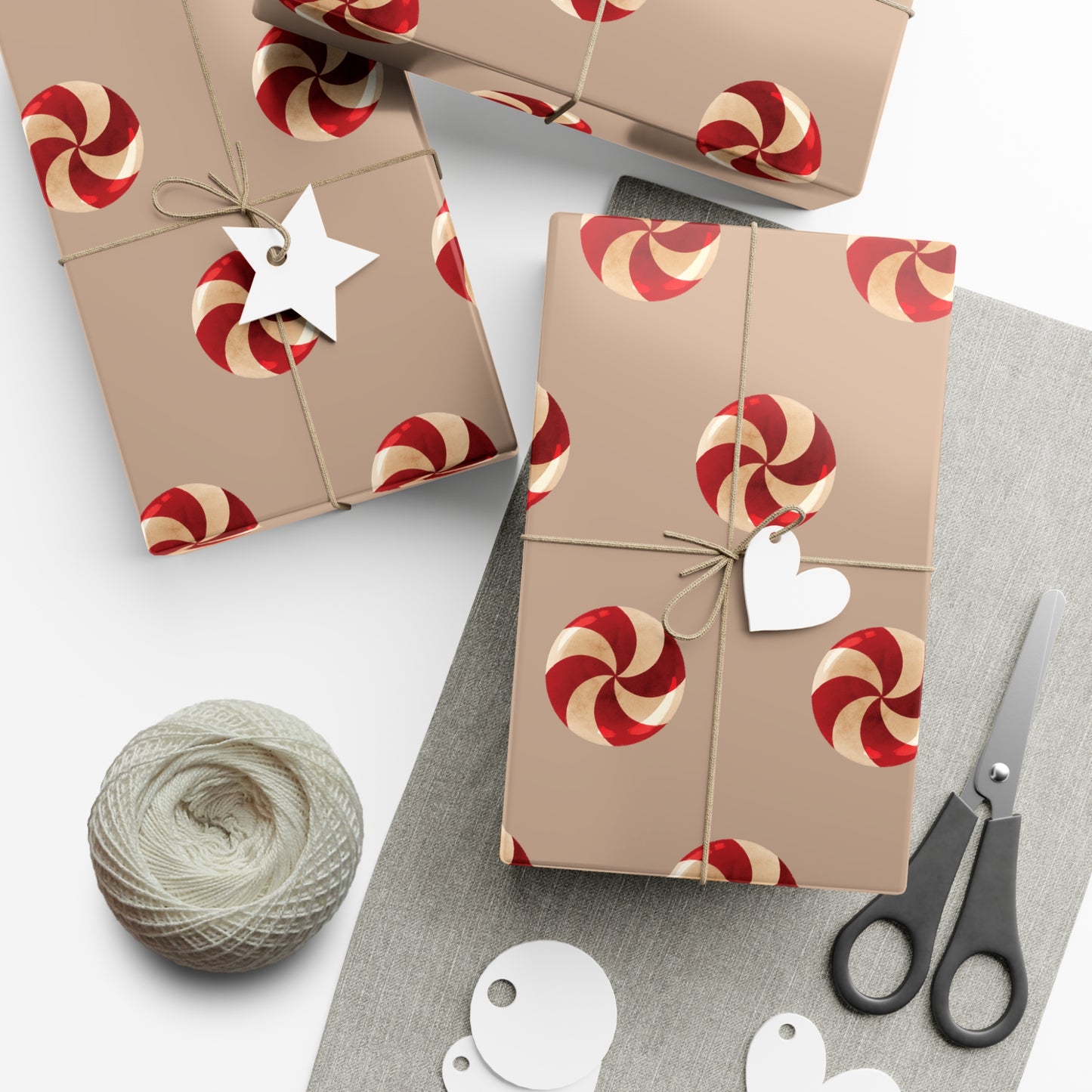 Cany Peppermints Gift Wrapping Paper