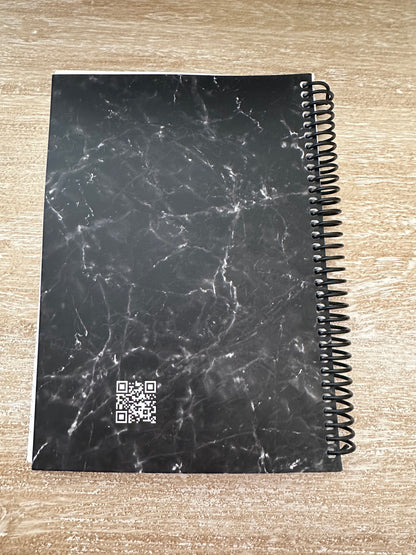 Black & White Marble Notebook