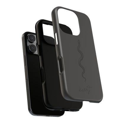 Long Black Snake iPhone Case | Subtle Edge, Quiet Power
