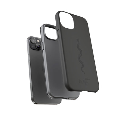 Long Black Snake iPhone Case | Subtle Edge, Quiet Power