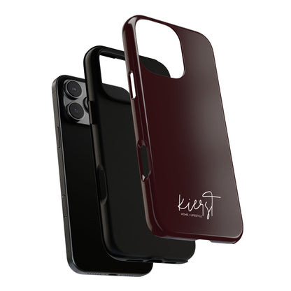 Signature Velvet Noir iPhone Case