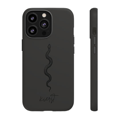 Long Black Snake iPhone Case | Subtle Edge, Quiet Power