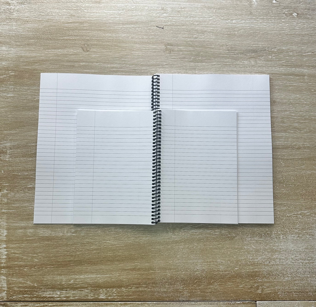Pink + Signature Velvet Noir Stripes Notebook