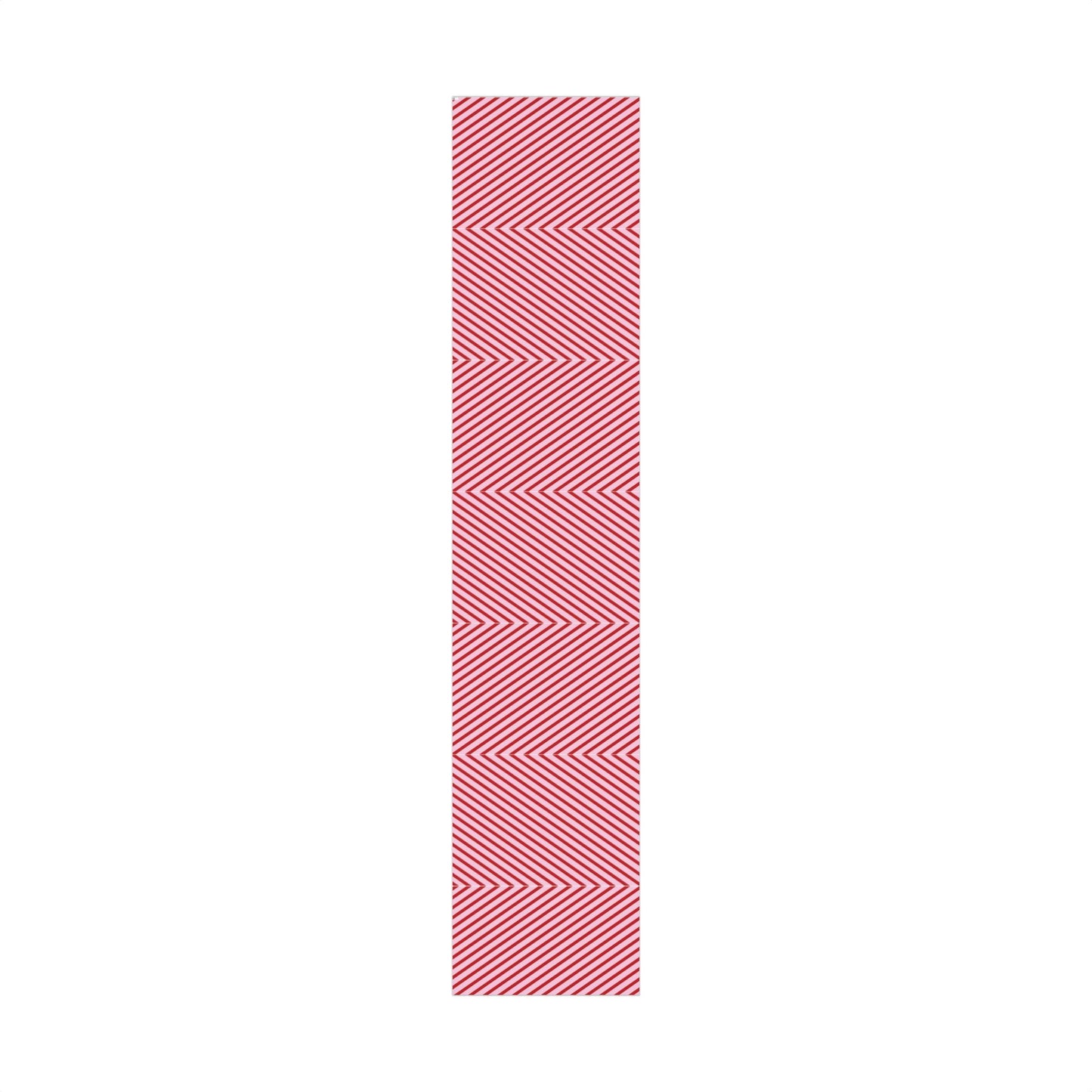 Pink and Red Diagnol Striped Wrapping paper