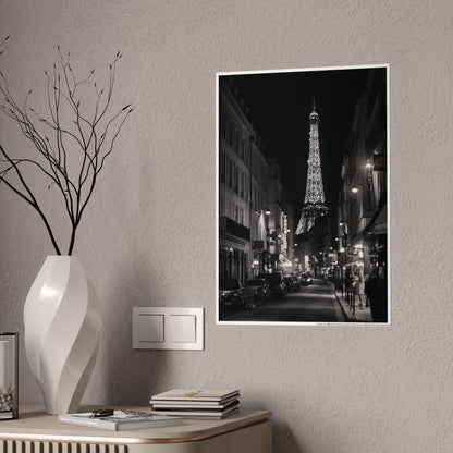 Dreaming of Paris Black & White Gloss Posters