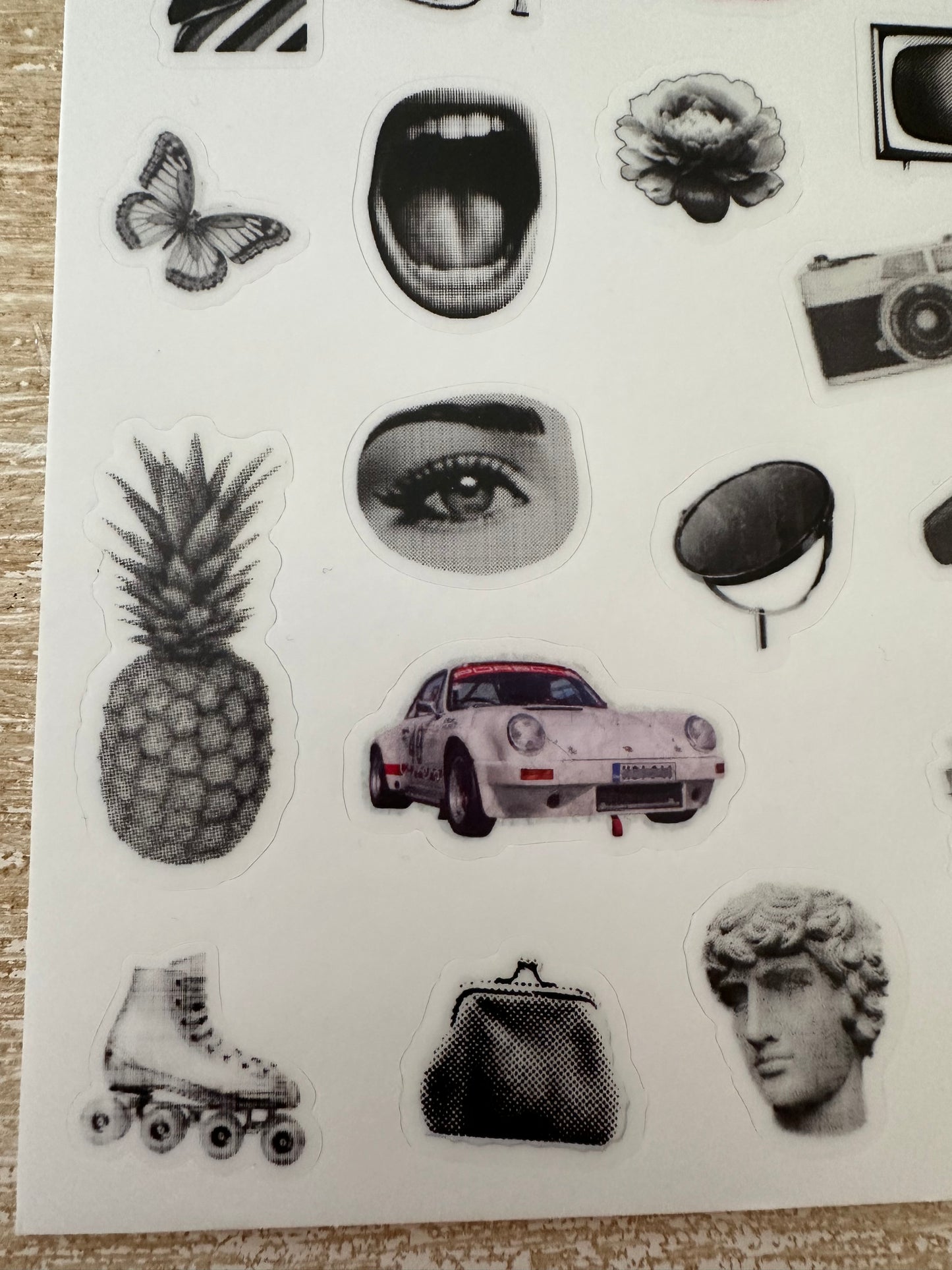 Vintage Inspired Sticker Sheet