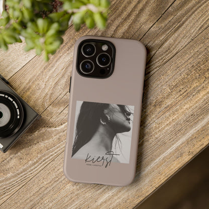 Black & White Fashion Portrait iPhone Case