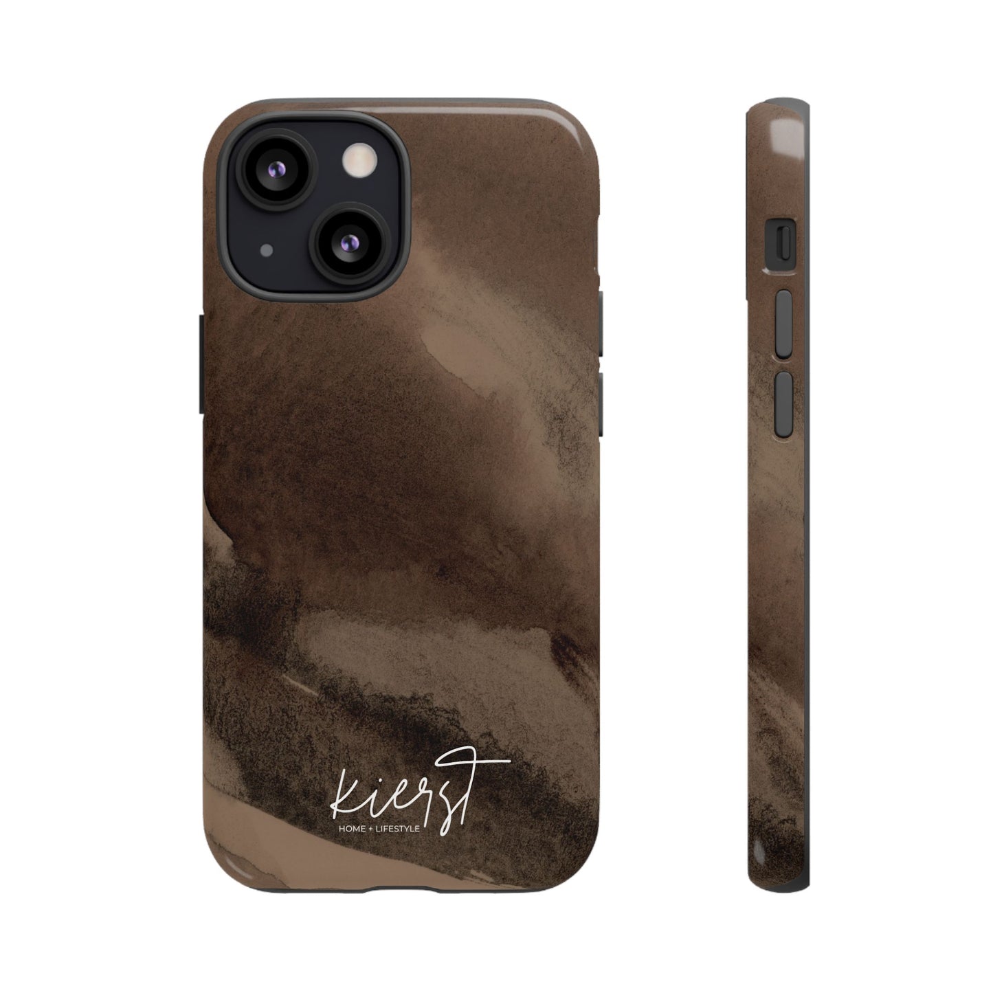 Brown Abstract iPhone Case