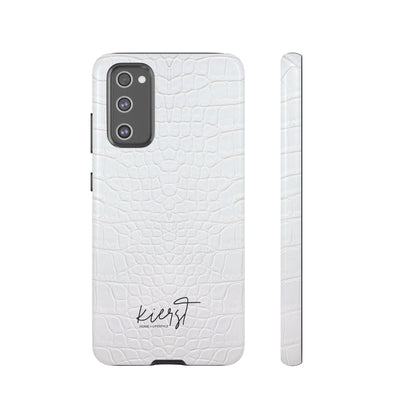White Alligator Samsung Galaxy Case | Classic Texture Meets Modern Edge
