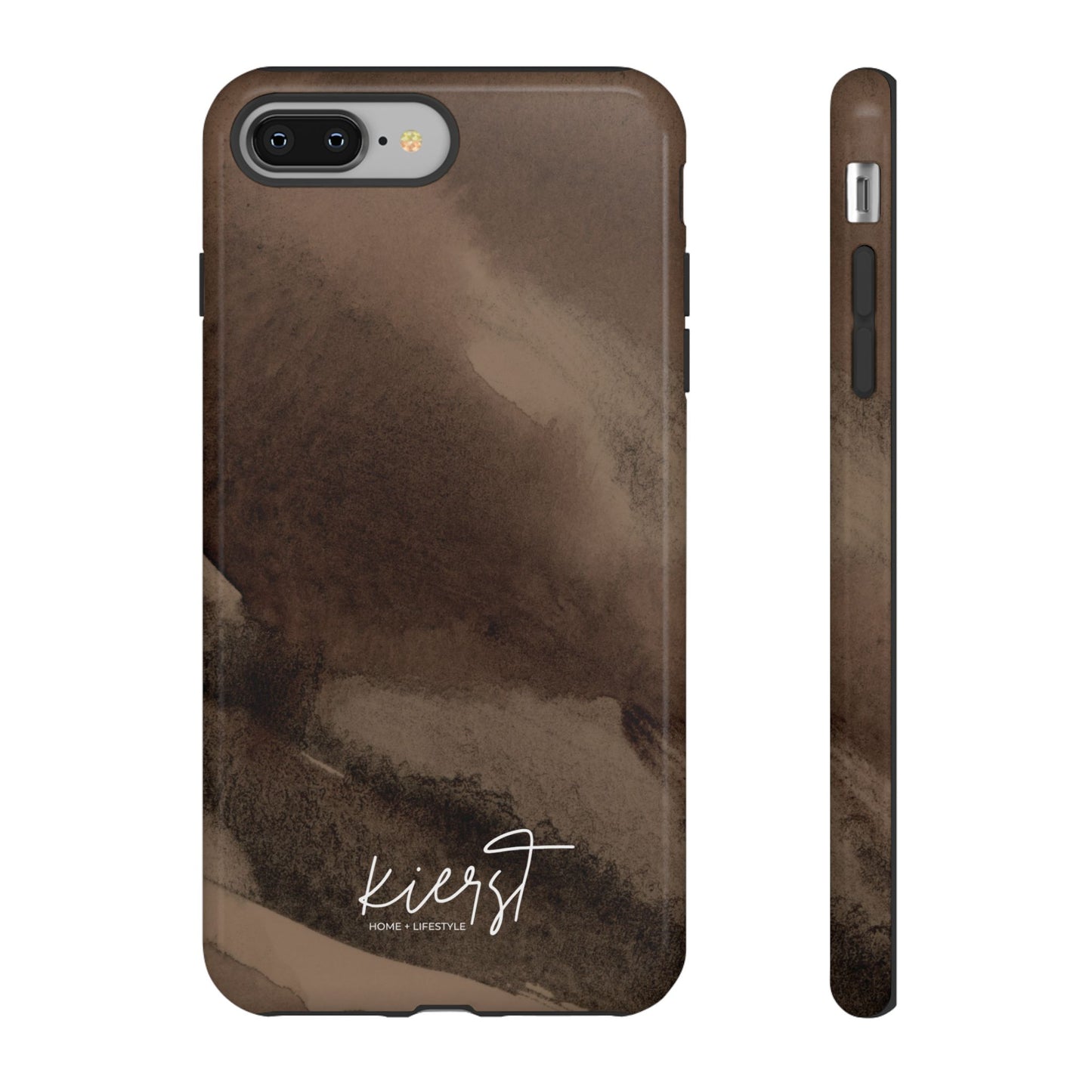 Brown Abstract iPhone Case