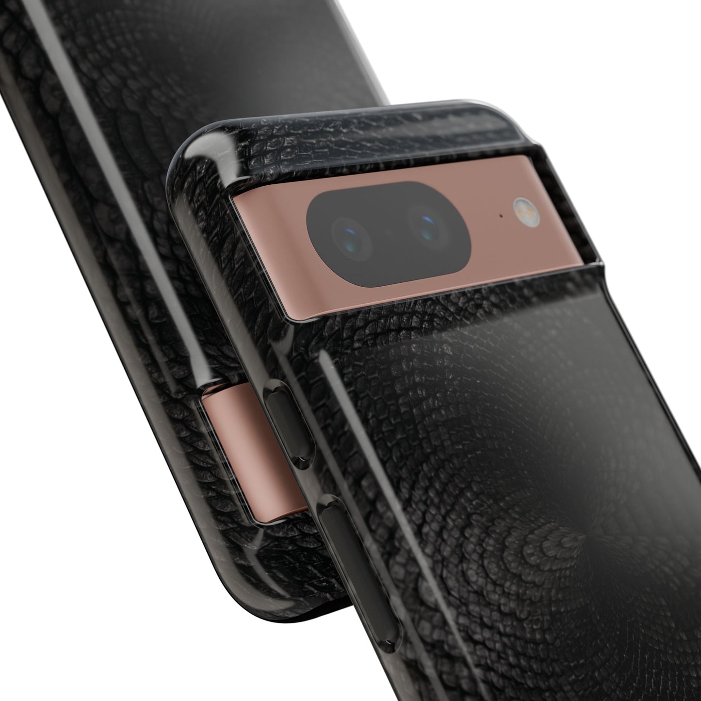 Black + Grey Snake Print Google Pixel Phone Case