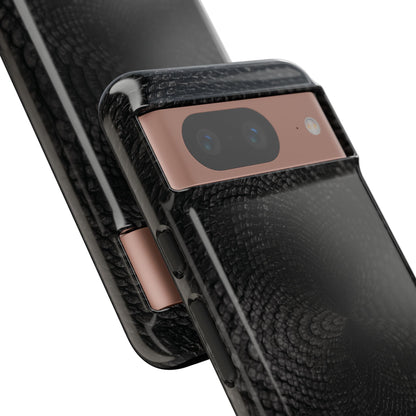 Black + Grey Snake Print Google Pixel Phone Case