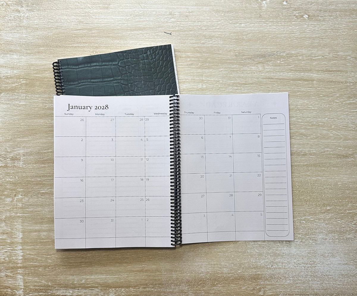 2027 Emerald Crocodile Lifestyle Planner