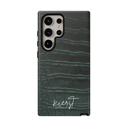 Emerald Crocodile Print Samsung Galaxy Case | Bold. Luxe. Unapologetic.
