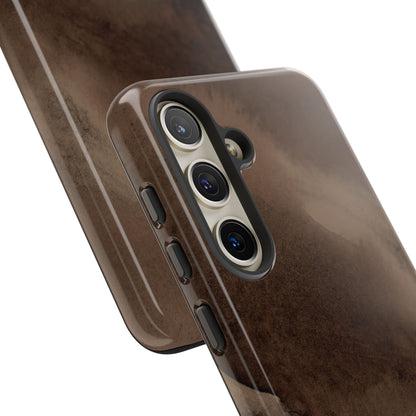 Brown Abstract Samsung Galaxy Case