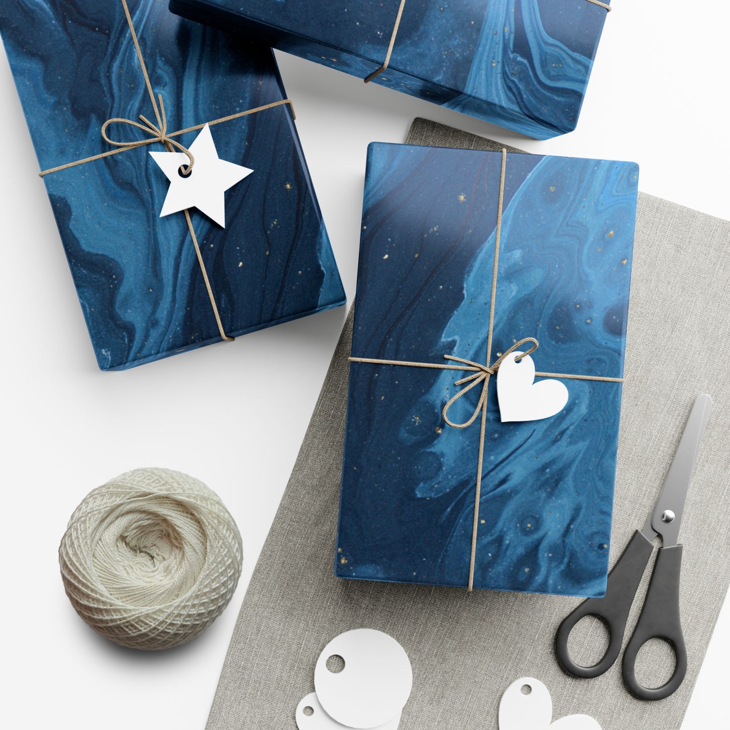 Blue Marble Gift Wrapping Paper