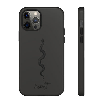 Long Black Snake iPhone Case | Subtle Edge, Quiet Power