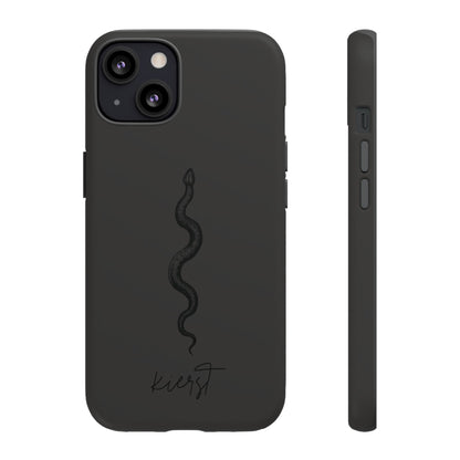 Long Black Snake iPhone Case | Subtle Edge, Quiet Power