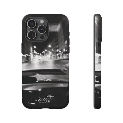 Faded Summer Nights iPhone Case | A Cinematic Blur of City Lights and Nostalgia