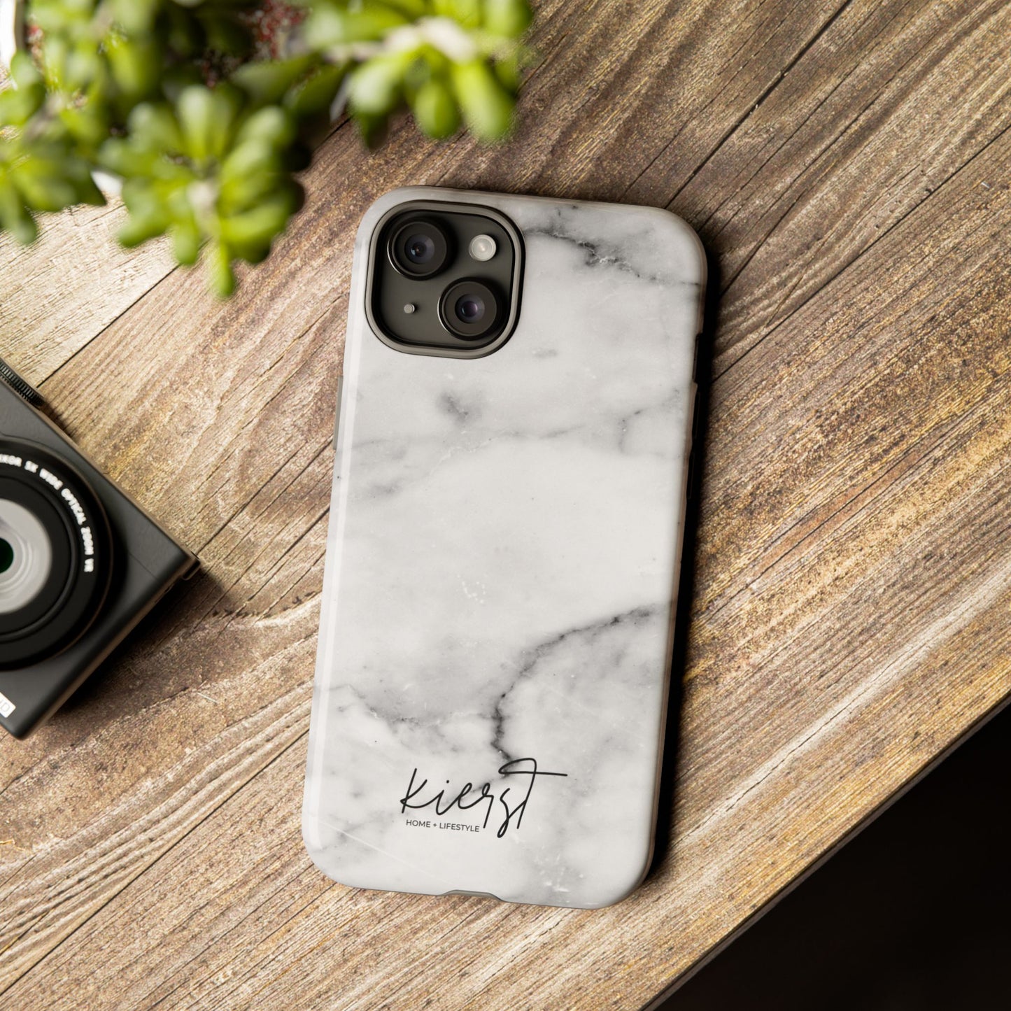Lived-In White and Grey Marble iPhone Case | Curated Calm, Captured in Marble