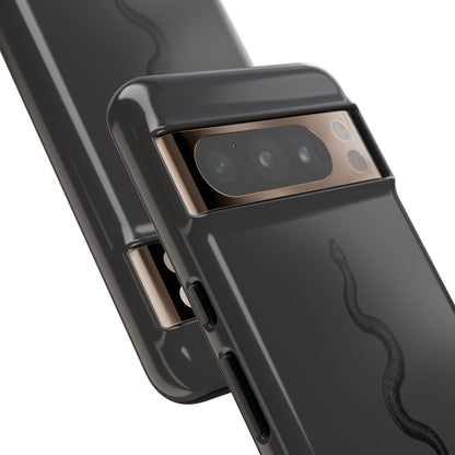 Long Black Snake Google Pixel Phone Case