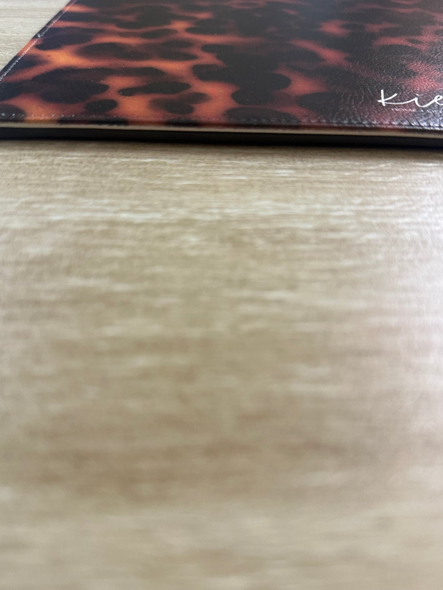 Ember Tortoise Faux Leather Mouse Mat