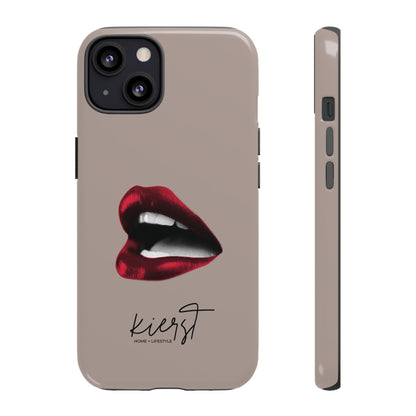 Retro Red Lips iPhone Case | Pop Art Meets Polished