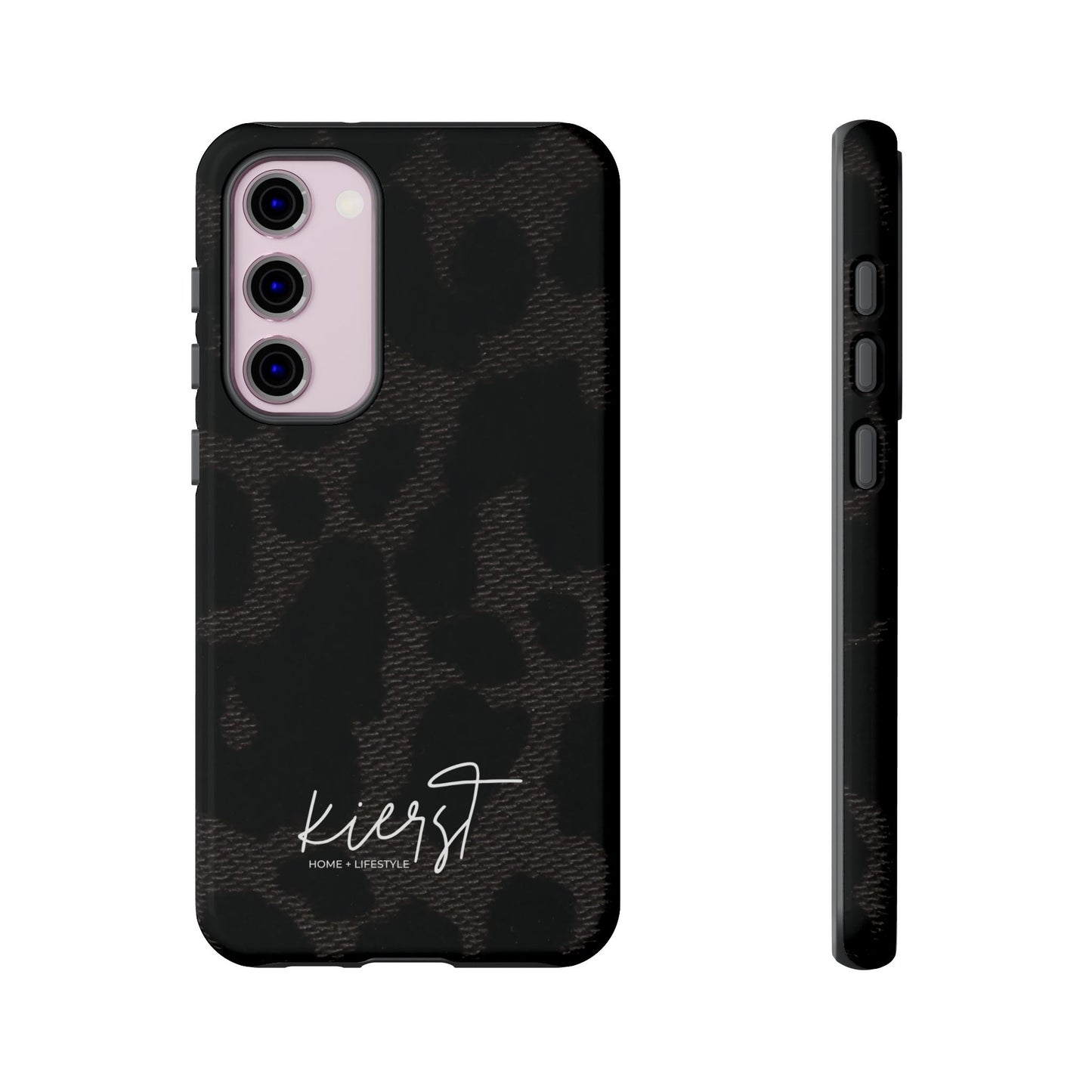 Black Leopard Samsung Galaxy Phone Case