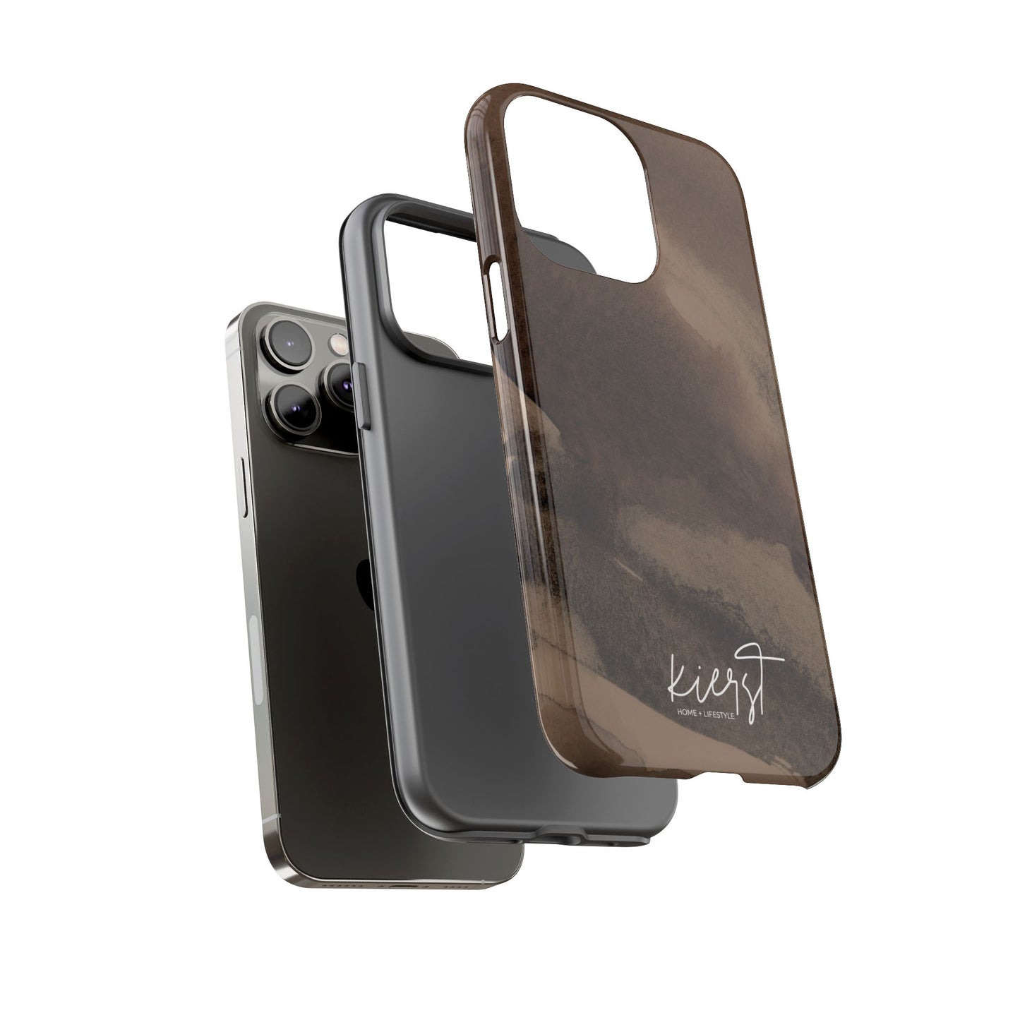 Brown Abstract iPhone Case