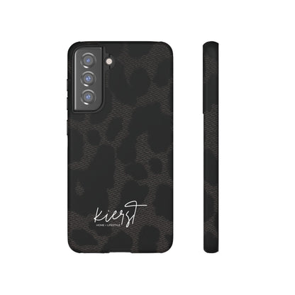 Black Leopard Samsung Galaxy Phone Case